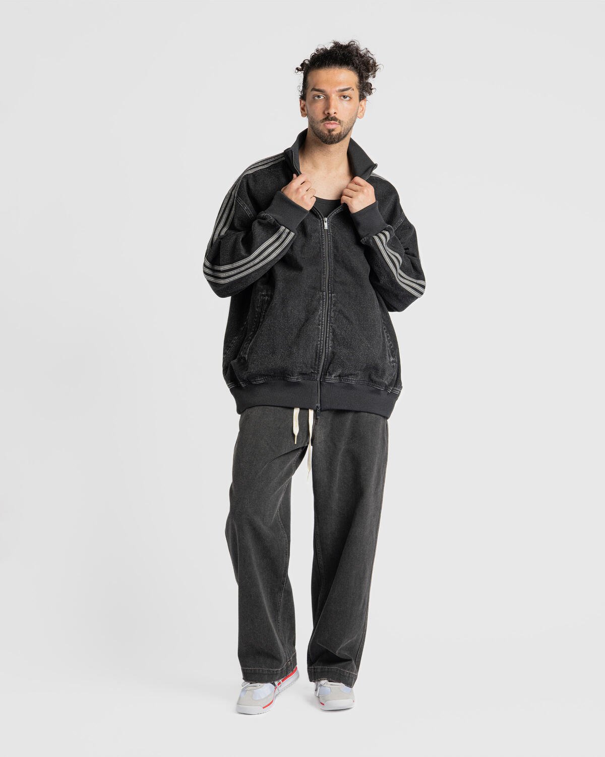 adidas Originals DENIM Firebird Track Top | JC6717 | AFEW STORE